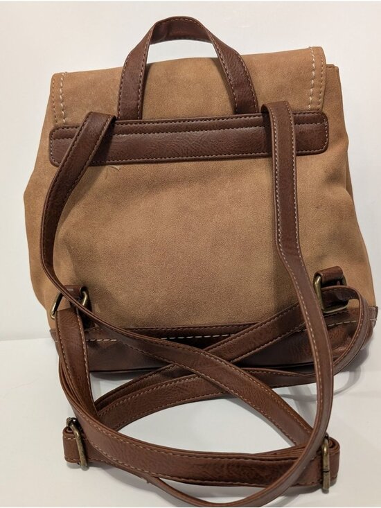b.o.c. Born Concept Casual Backpack Purse NWOT Tan & Brown Western Style Bag main image 6